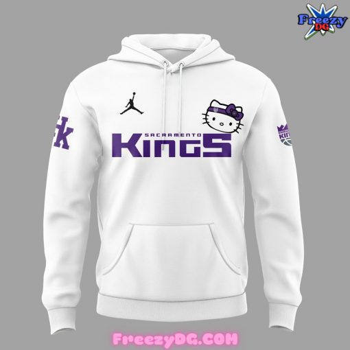 Sacramento Kings x Hello Kitty White Hoodie