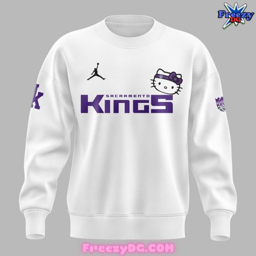 Sacramento Kings x Hello Kitty White Sweatshirt