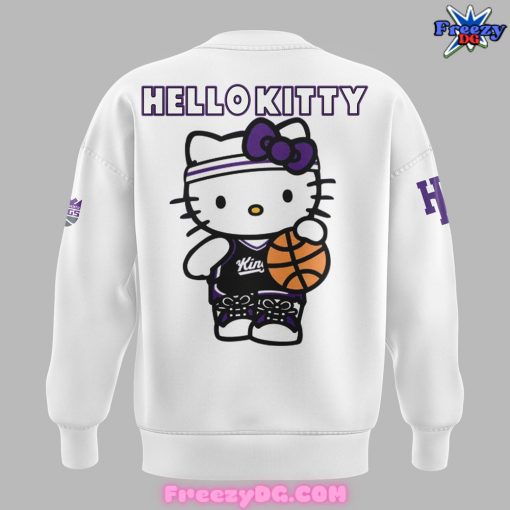 Sacramento Kings x Hello Kitty White Sweatshirt