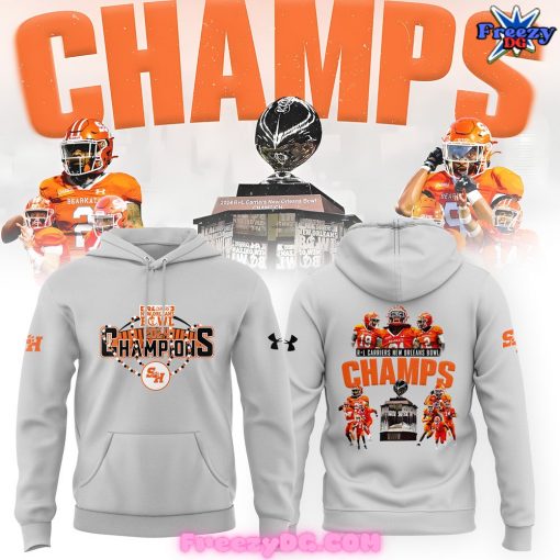 Sam Houston Football Champions 2024 Special Gray Hoodie