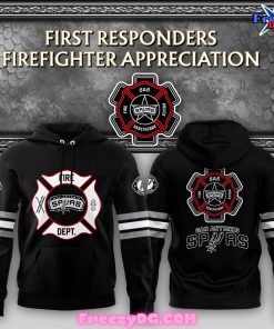 San Antonio Spurs Firefighter Appreciation Night 2024 Hoodie