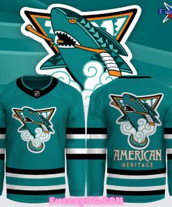 San Jose Sharks Native American Heritage Hoodie