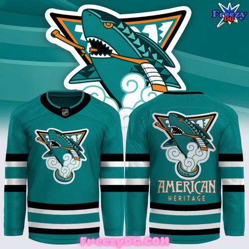 San Jose Sharks American Heritage Limited Hockey Jersey