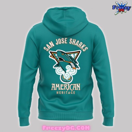 San Jose Sharks American Heritage Limited Hoodie