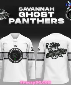 Savannah Ghost Pirates Edition White Hockey Jersey