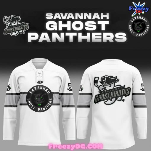 Savannah Ghost Pirates Edition White Hockey Jersey