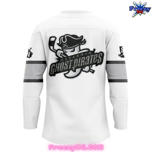 Savannah Ghost Pirates Edition White Hockey Jersey