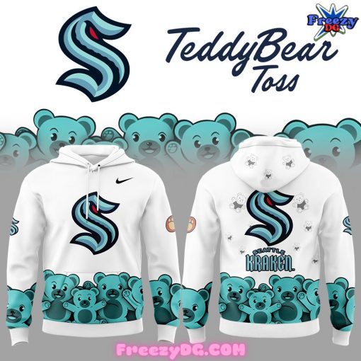 Seattle Kraken Teddy Bear Toss Hoodie