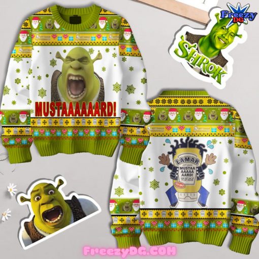 Shrek Lamar Mustard Special Ugly Sweater