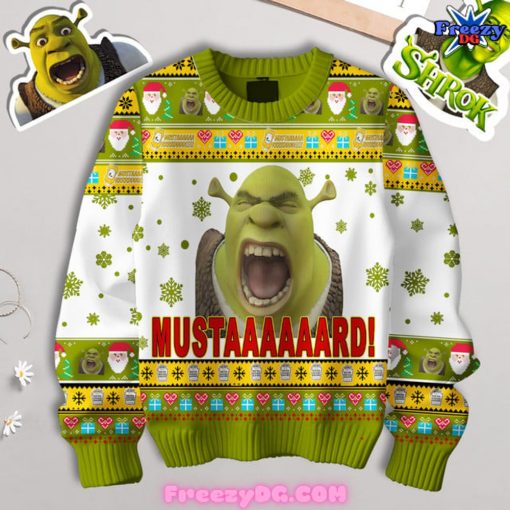 Shrek Lamar Mustard Special Ugly Sweater