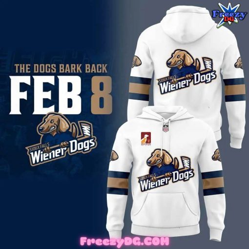 Sioux Falls Stampede x Wiener Dogs White Hoodie