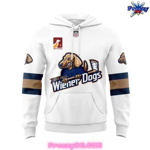 Sioux Falls Stampede x Wiener Dogs White Hoodie