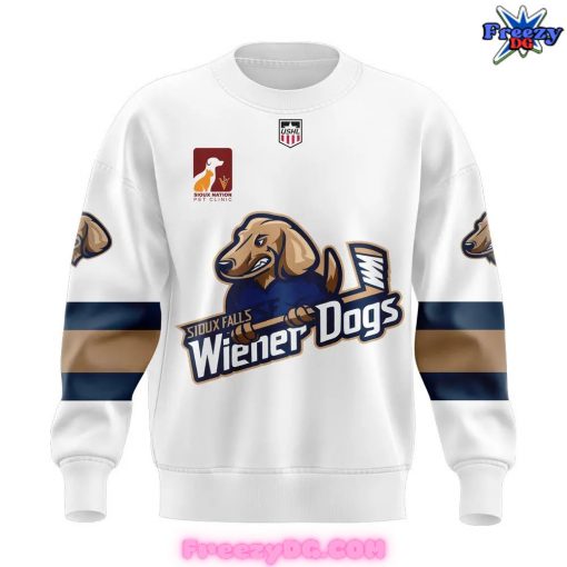 Sioux Falls Stampede x Wiener Dogs White Sweatshirt