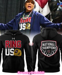 South Carolina Gamecocks Ring US Champions 2024 Black Hoodie