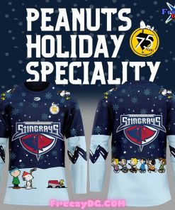 South Carolina Stingrays Peanuts Night Specialty 2024 Hockey Jersey