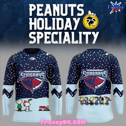 South Carolina Stingrays Peanuts Night Specialty Hockey Jersey