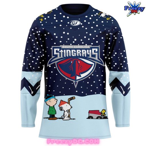 South Carolina Stingrays Peanuts Night Specialty Hockey Jersey