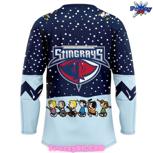 South Carolina Stingrays Peanuts Night Specialty Hockey Jersey