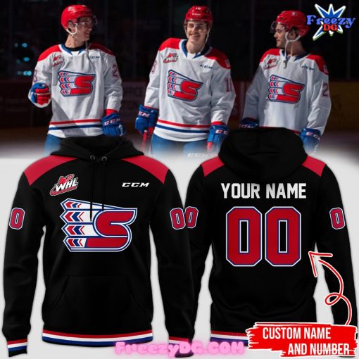 Spokane Chiefs Custom Limited Edition Black Hoodie