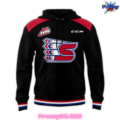 Spokane Chiefs Custom Limited Edition Black Hoodie