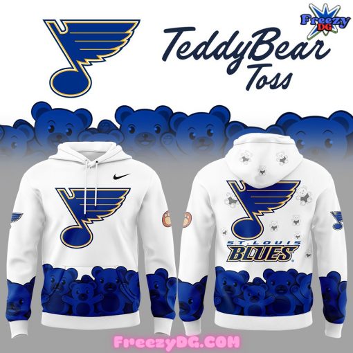 St. Louis Blues Teddy Bear Toss Hoodie