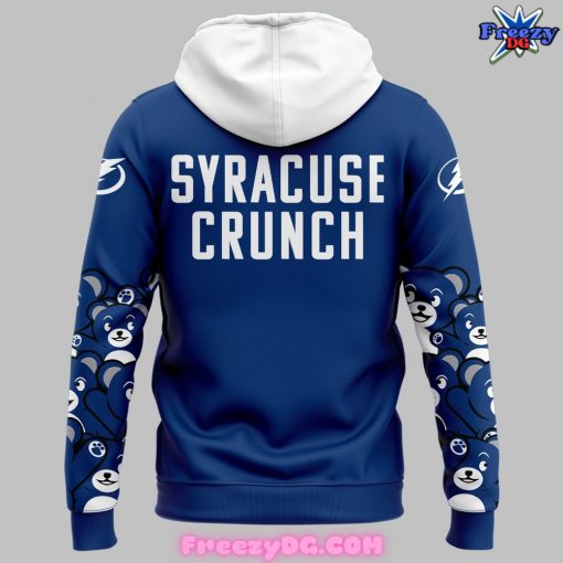 Syracuse Crunch Teddy Bear Toss Blue Hoodie