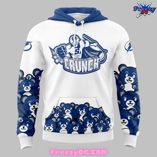 Syracuse Crunch Teddy Bear Toss White Hoodie