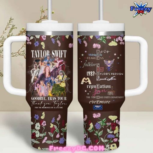 Taylor Swift Goodbye Eras Tour Stanley Tumbler Cup