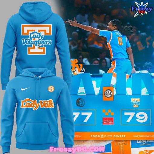 Tennessee Lady Volunteers Basketball 2024 Blue Hoodie