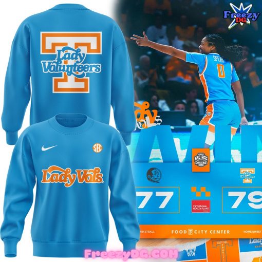 Tennessee Lady Volunteers Basketball 2024 Blue Sweatshirt