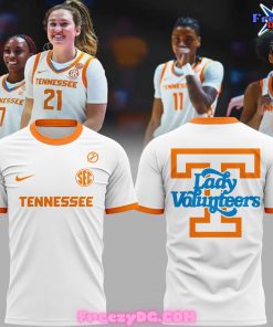 Tennessee Lady Volunteers Basketball 2024 White T-Shirt