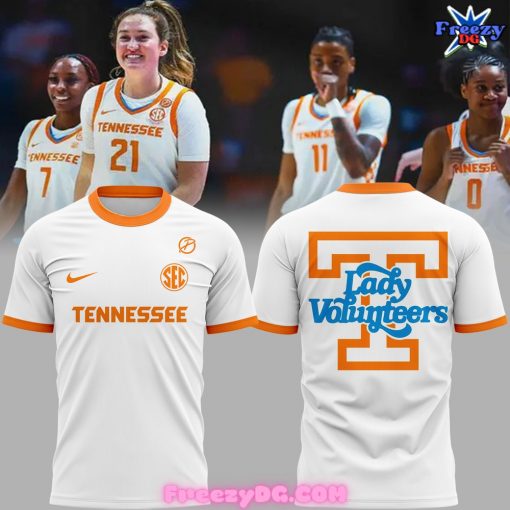 Tennessee Lady Volunteers Basketball 2024 White T-Shirt