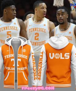 Tennessee Volunteers Men’s Basketball 2024 Orange Zip Hoodie