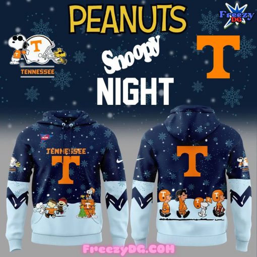 Tennessee Volunteers Peanuts Snoopy Night 2024 Hoodie