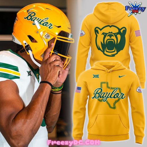 Texas Bowl Baylor Football Special Yellow Hoodie