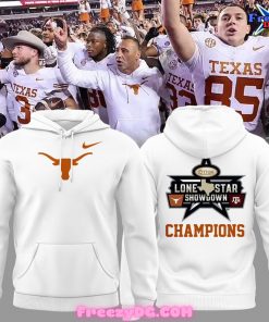 Texas Longhorns Lone Star Showdown 2024 White Hoodie