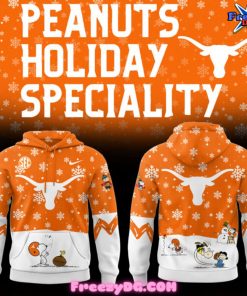 Texas Longhorns Peanuts Holiday Speciality Hoodie