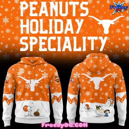 Texas Longhorns Peanuts Holiday Speciality Hoodie