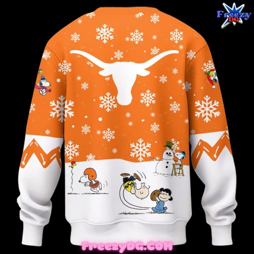 Texas Longhorns Peanuts Holiday Specialty Sweatshirt