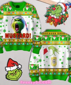 The Grinch Mustard Christmas Special Ugly Sweater