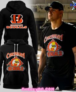 The Simpsons Bart x Cincinnati Bengals Black Hoodie