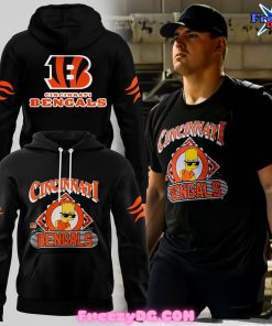 The Simpsons Bart x Cincinnati Bengals Special Black Hoodie