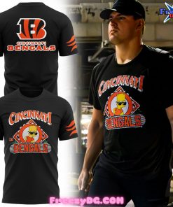 The Simpsons Bart x Cincinnati Bengals Special Black T-Shirt