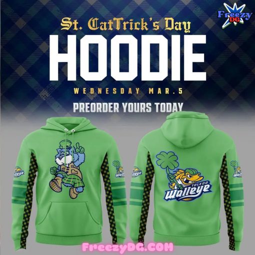 Toledo Walleye Hat Tricks Day Hoodie