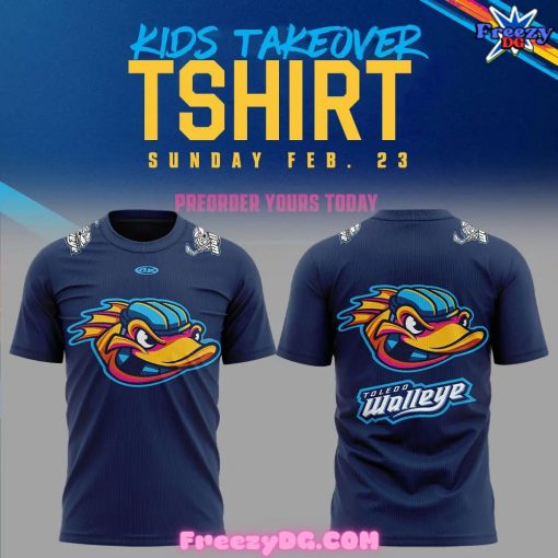 Toledo Walleye Kids Takeover 2024 T-Shirt