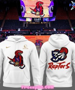 Toronto Raptors For Fans 2024 White Hoodie