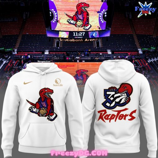 Toronto Raptors For Fans 2024 White Hoodie