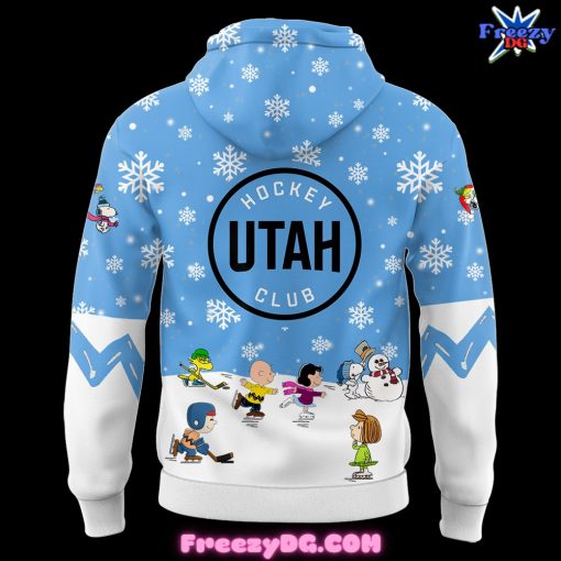 Utah Hockey Peanuts Holiday Speciality Hoodie