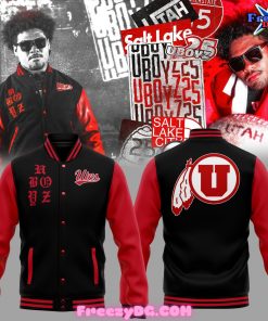 Utah Utes Motuapuaka Football 2024 Baseball Jacket