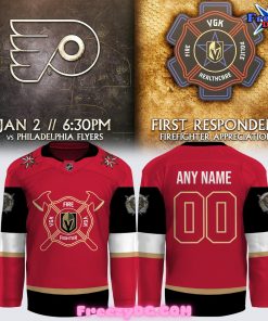 Vegas Golden Knights Firefighter Special Hockey Jersey